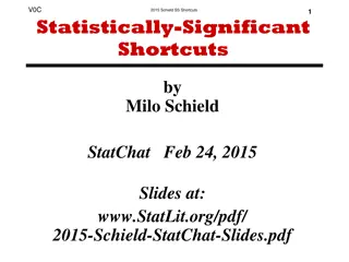 Statistically Significant Shortcuts in Statistics: Simplifying Complex Concepts