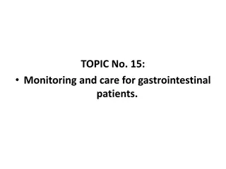 Essential Monitoring and Care for Gastrointestinal Patients