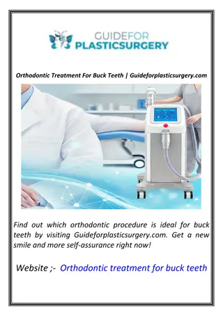 Orthodontic Treatment For Buck Teeth | Guideforplasticsurgery.com