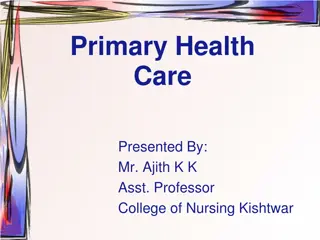 Primary Health Care and Its Importance