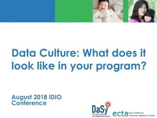 Exploring Data Culture in Program Settings: Insights from IDIO Conference