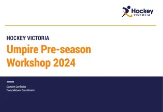 Hockey Victoria Umpire Pre-season Workshop 2024: Enhancing Umpiring Skills and Rule Understanding