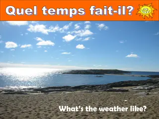 Learn About Different Types of Weather Expressions in French