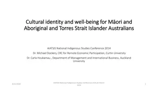 Cultural Identity and Well-being Among Indigenous Australians