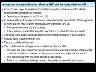 Magnitude-Based Inference (MBI) - A New Approach to Analyzing Study Results