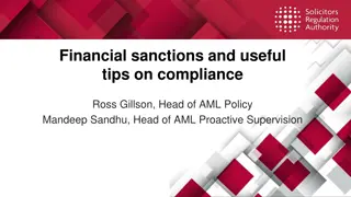 General Financial Sanctions and Compliance Tips