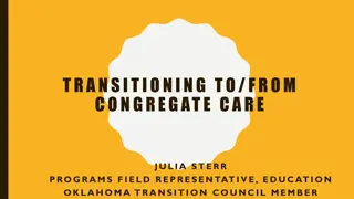 Enhancing Education Transitions for Children in Congregate Care