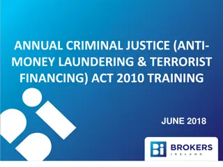 Understanding Anti-Money Laundering & Terrorist Financing