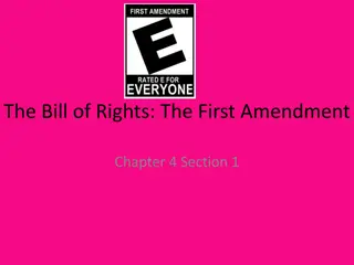 The First Amendment and Civil Liberties