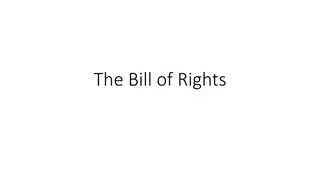 The Bill of Rights: Summary of Constitution Amendments