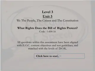 Rights and Protections in the Constitution