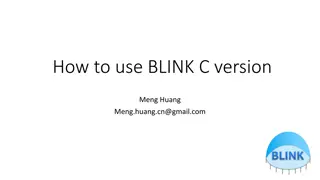 Guide on Using BLINK C Version for Genetic Analysis