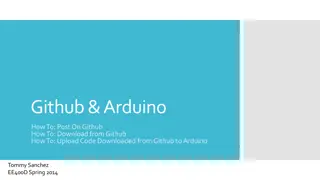 GitHub and Arduino: A Guide to Posting, Downloading, and Uploading Code