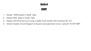 Exploring Diode and Transistor Logic Circuits for LED Blinking and Logic Operations