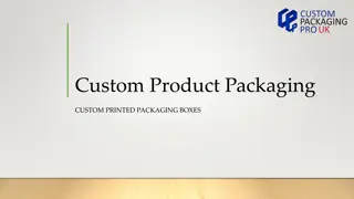 Custom Product Packaging