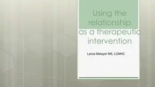 Therapeutic Power of Relationships in Mental Health