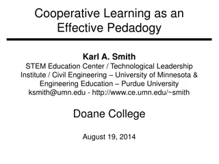 Enhancing Learning Through Cooperative Pedagogy