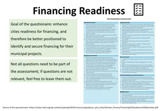 Enhancing City Financing Readiness: Political and Regulatory Considerations