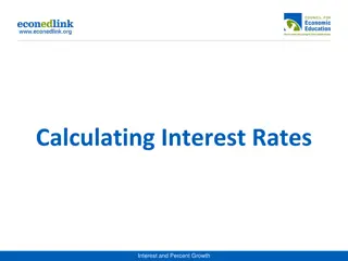 Interest Rates and Percent Growth