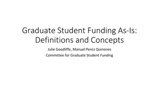 Graduate Student Funding Overview