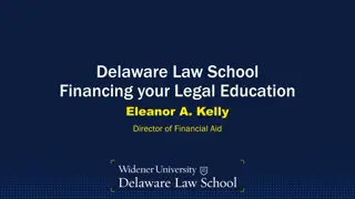 Financing Your Legal Education at Delaware Law School