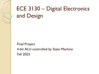 Digital Electronics and Design Fall 2023 Final Project: 4-bit ALU Controlled by State Machine