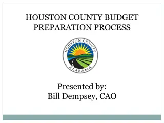 Houston County Budget Preparation Process Overview