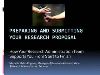 Research Proposal Administration Support Process