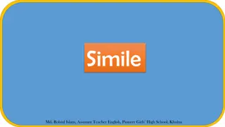 Understanding Similes in English Language: Examples and Explanation