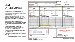 Guidelines for Completing Form 288 Sample for HA Verification