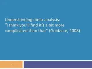 Understanding Meta-Analysis: A Comprehensive Overview