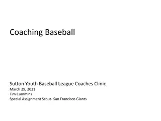 Comprehensive Baseball Coaching Clinic with Tim Cummins