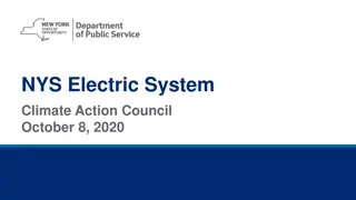 Overview of New York State Electric System Climate Action Council