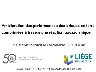 Improving Performance of Compressed Earth Blocks Through Pozzolanic Reaction