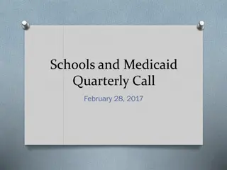 Schools and Medicaid Quarterly Call Highlights