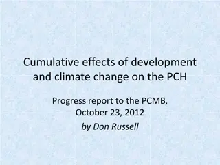 Cumulative Effects of Development and Climate Change on Caribou Population