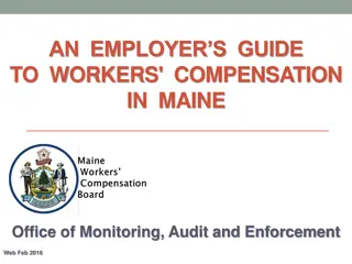 Employer's Guide to Workers' Compensation in Maine - Overview and Resources