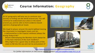 Explore Geography: GCSE Course Overview, Assessment & Beyond