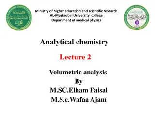 Understanding Volumetric Analysis in Chemical Experiments