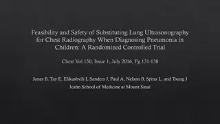 Utility of Lung Ultrasonography in Pediatric Pneumonia Diagnosis