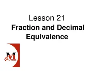 Fraction and Decimal Equivalence in Math