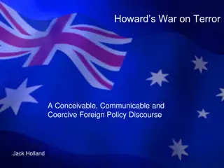 Australia's Foreign Policy Discourse in Howard's War on Terror