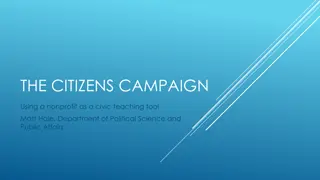 The Citizens Campaign: Empowering Citizens for Effective Civic Engagement