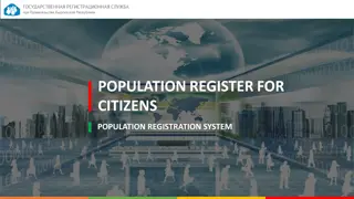 Modernizing Citizen Registration and Administration Systems