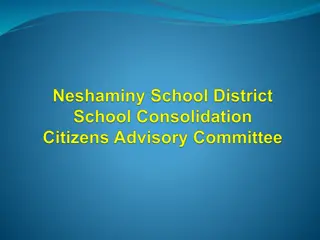 District Consolidation and Education Improvement Recommendations