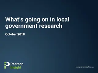 Insights into Local Government Research Activities - October 2018