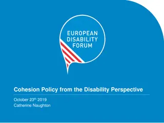 Cohesion Policy from the Disability Perspective: Implementing CRPD in EU Budget