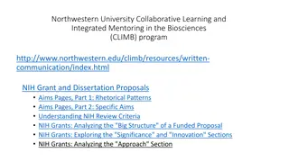 Rhetorical Patterns in NIH Grant Proposals