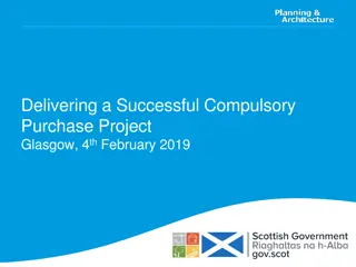 Glasgow Compulsory Purchase Project - Success and Vision