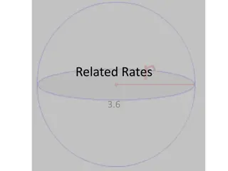 Related Rates Problems in Calculus